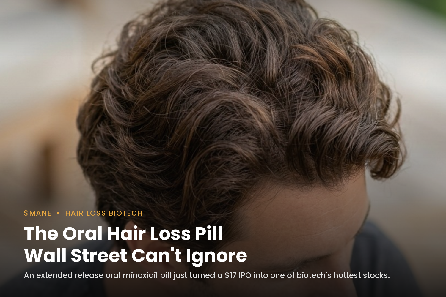 The Hair Loss Stock Wall Street Can’t Stop Talking About
